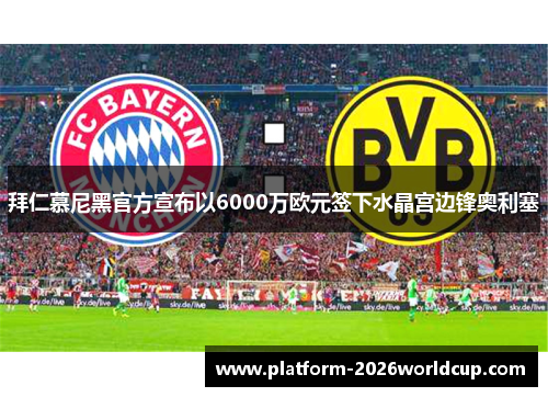 拜仁慕尼黑官方宣布以6000万欧元签下水晶宫边锋奥利塞
