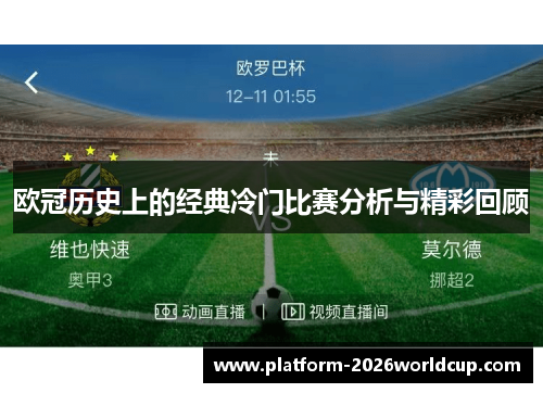 欧冠历史上的经典冷门比赛分析与精彩回顾